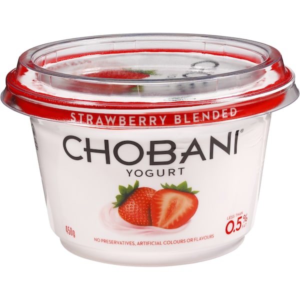 Chobani Strawberry Blended Yoghurt 450g