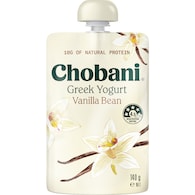 Chobani Vanilla Greek Yogurt Pouch