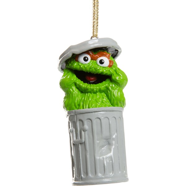 Christmas 3D Ornament Oscar The Grouch each