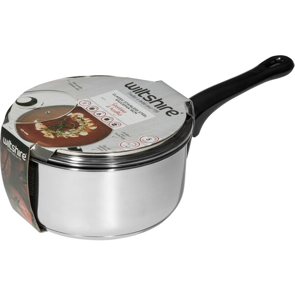Wiltshire Stainless Steel Saucepan 18cm Each