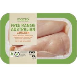 Macro Free Range Australian Chicken Breast 500g - 700g