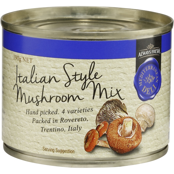 Always Fresh Medi Deli 4 Mushroom Mix 190g
