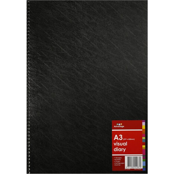 Art Advantage Visual Diary a3 Each