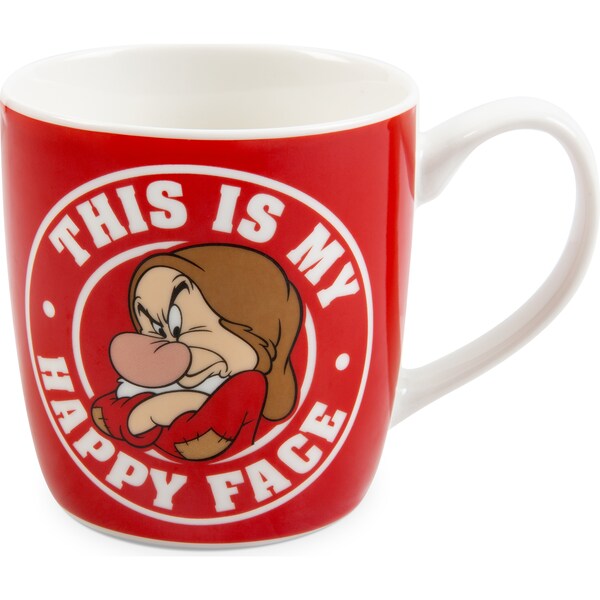 Christmas Ceramic Mug Dwarf Happy Face each