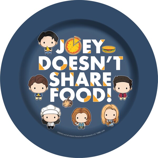 Christmas Melamine Plate Friends each