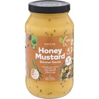 Woolworths Honey Mustard Simmer Sauce