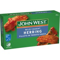 John West Wild Caught Herring Fillets in Tomato Sauce