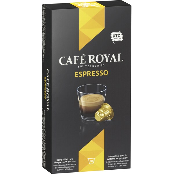 Cafe Royal Coffee Capsules Espresso 10 Pack