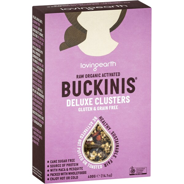 Loving Earth Buckinis Deluxe Clusters 400g