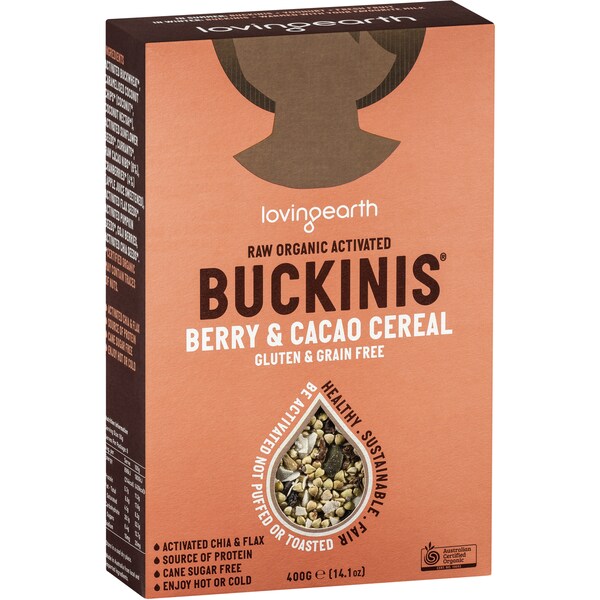 Loving Earth Berry & Cacao Buckinis 400g
