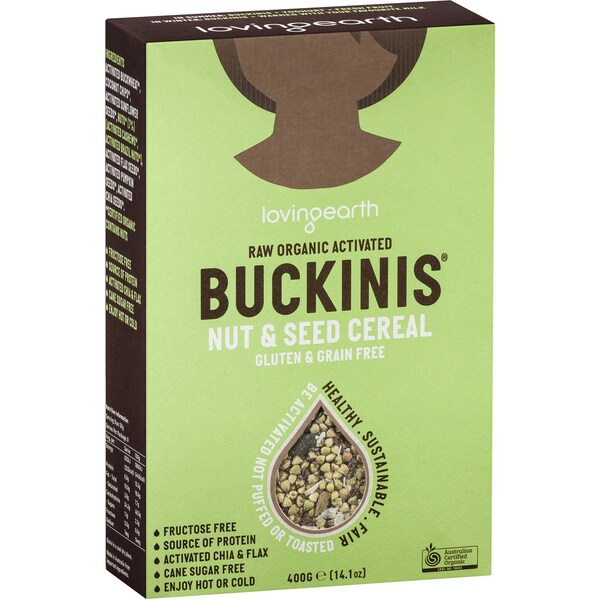 Loving Earth Nut & Seed Buckinis 400g