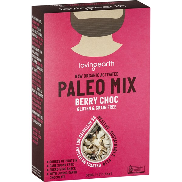 Loving Earth Paleo Choc Berry Mix 320g