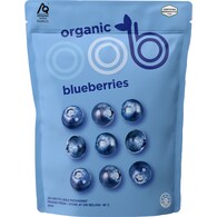 Oob Organic Frozen Blueberries