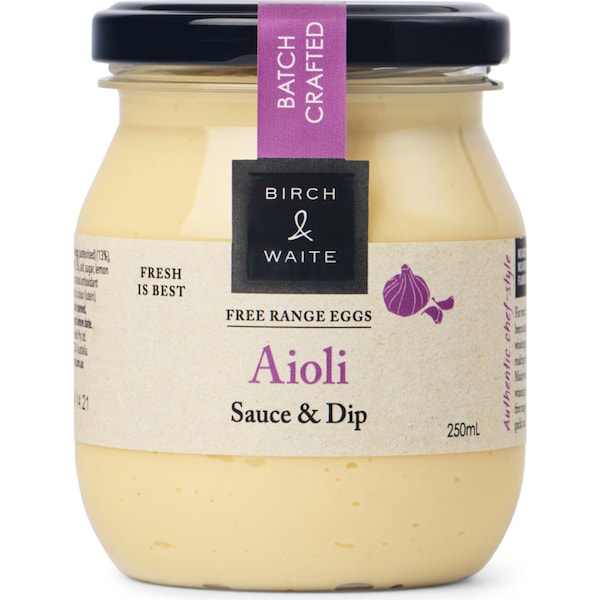 Birch & Waite Aioli Sauce & Dip 250ml