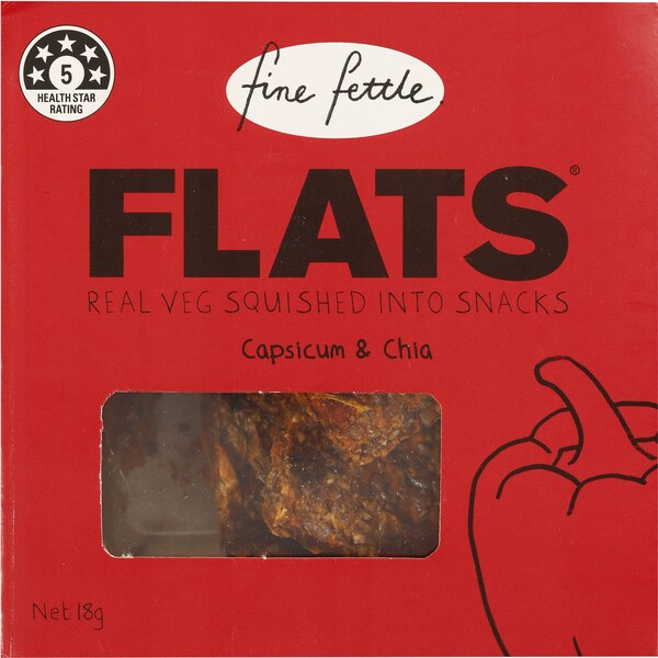 Fine Fettle Flats Spicy Capsicum 18g