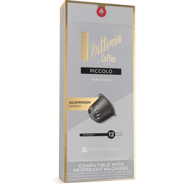 Vittoria Piccolo Nespresso Compatible Coffee Capsules 10 pack