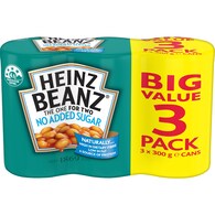 Heinz Baked Beans In Tomato Sauce Canned No Added Sugar