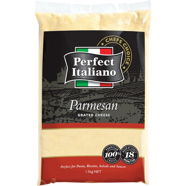 Perfect Italiano Grated Parmesan Cheese 1.5kg