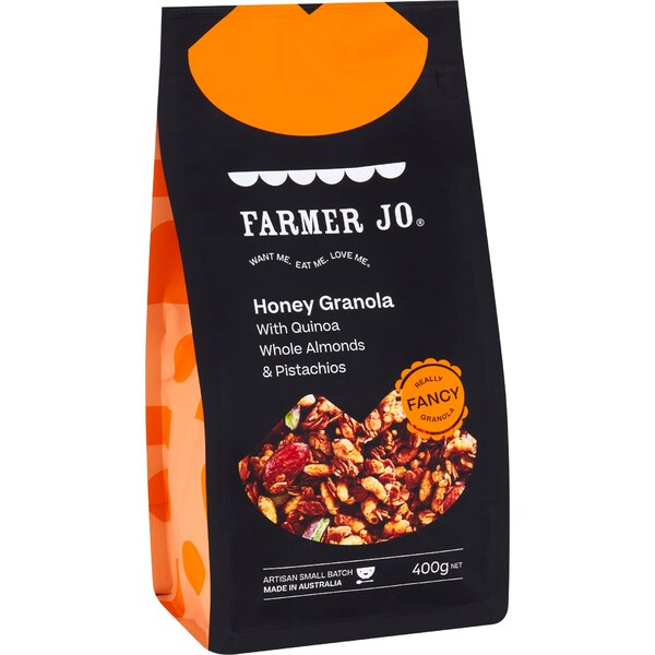 Farmer Jo Granola Twice Baked Pistachio & Quinoa 400g