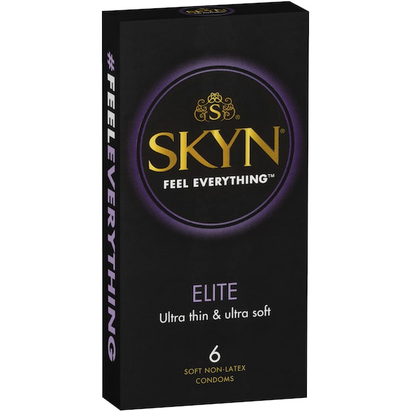 SKYN Elite Ultra Thin & Ultra Soft Non-Latex Condoms 6 pack