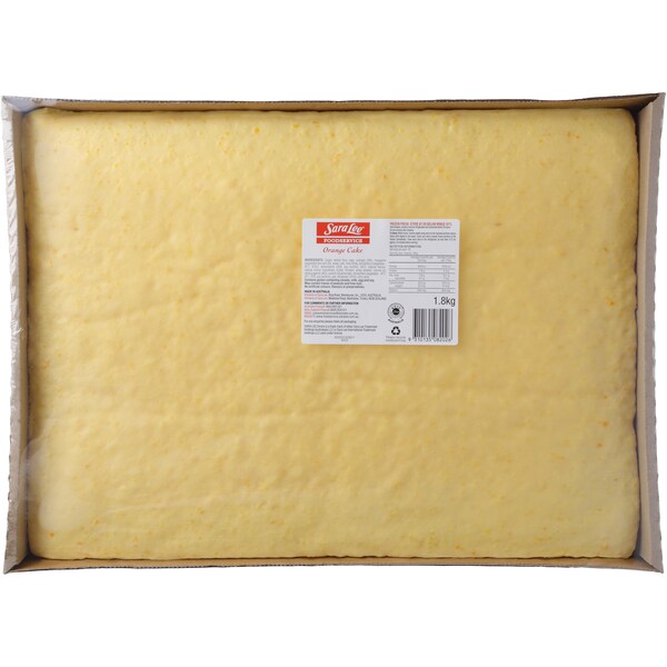 Sara Lee Orange Cake Tray 1.8kg