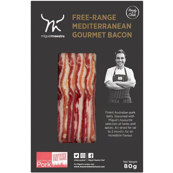 Miguel Maestre Free Range Flat Pancetta 80g