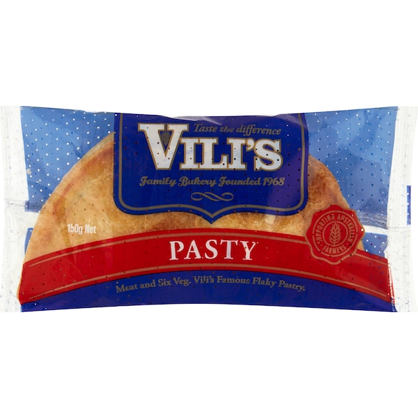 Vili's Pasty Chilled Meal 150g