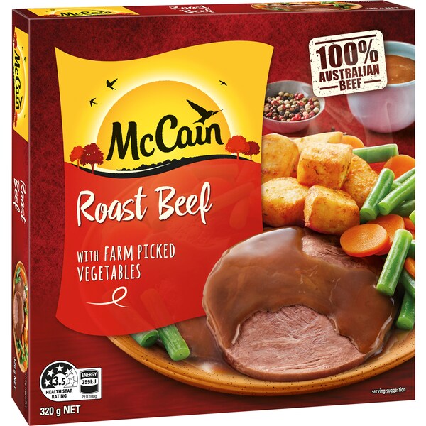 McCain Dinner Roast Beef 320g
