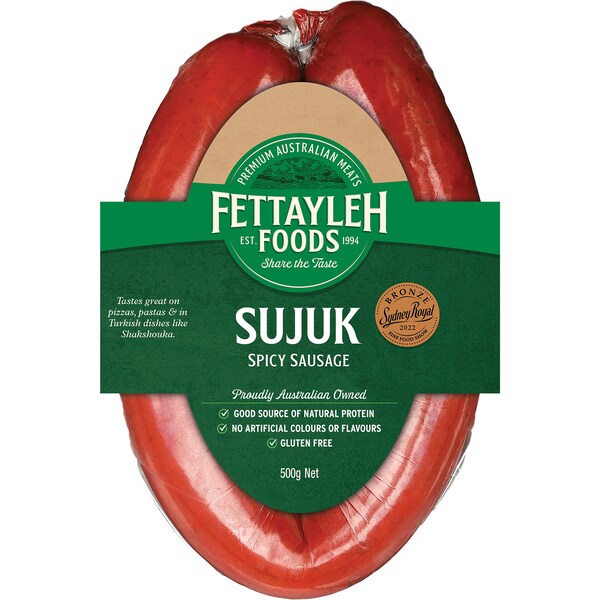 Fettayleh Foods Turkish Sujuk 500g