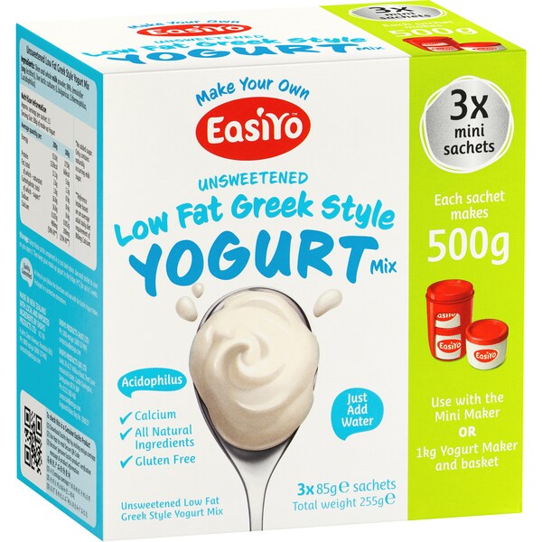 Easiyo Low Fat Greek Style Yogurt Base 3x85g