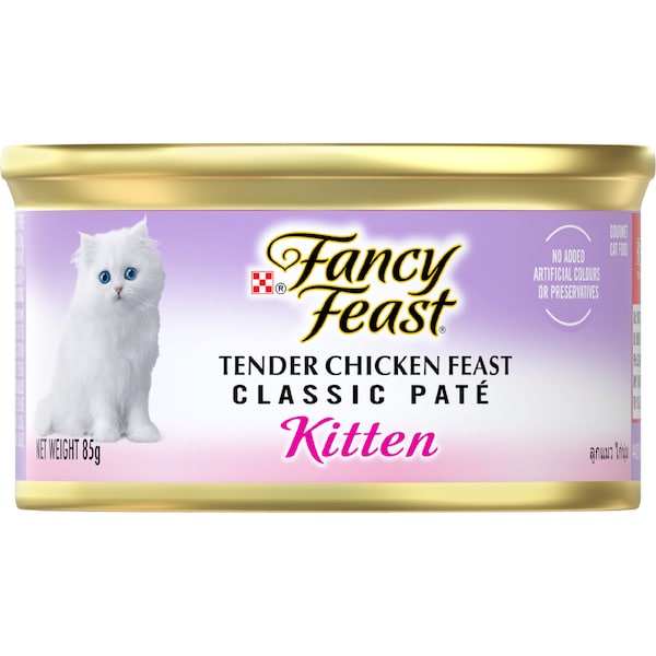 Fancy Feast Kitten Classic Pate Tender Chicken Wet Cat Food 85g