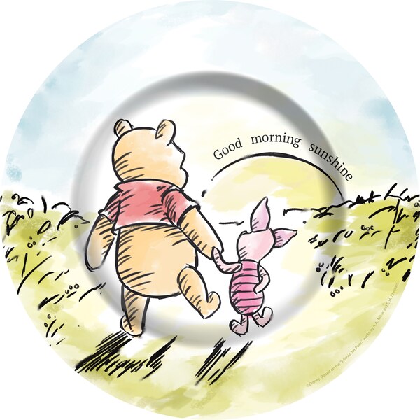 Christmas Plate Winnie The Pooh each