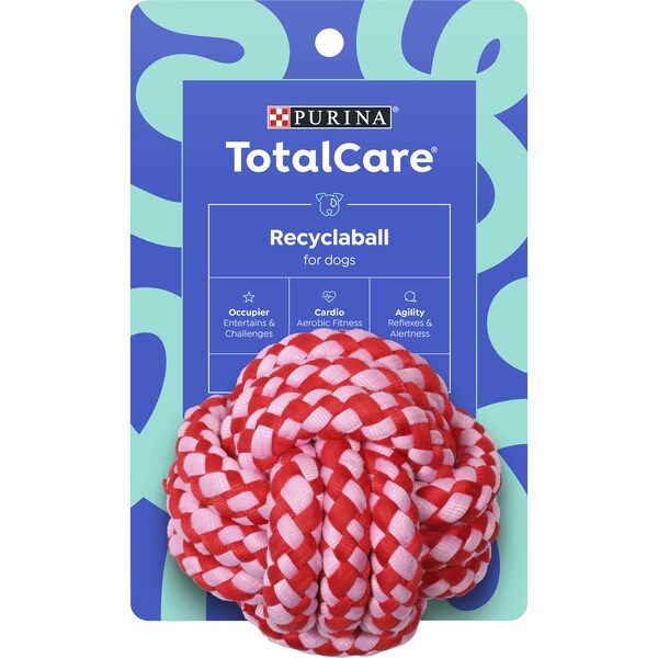 Purina TotalCare Recyclaball Toy For Dogs Assorted each