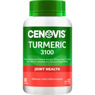 Cenovis Turmeric 3100 Capsules With Curcuminoids For Joint Health