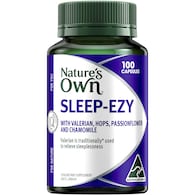Nature's Own Sleep Ezy Capsules With Hops Valerian + Chamomile