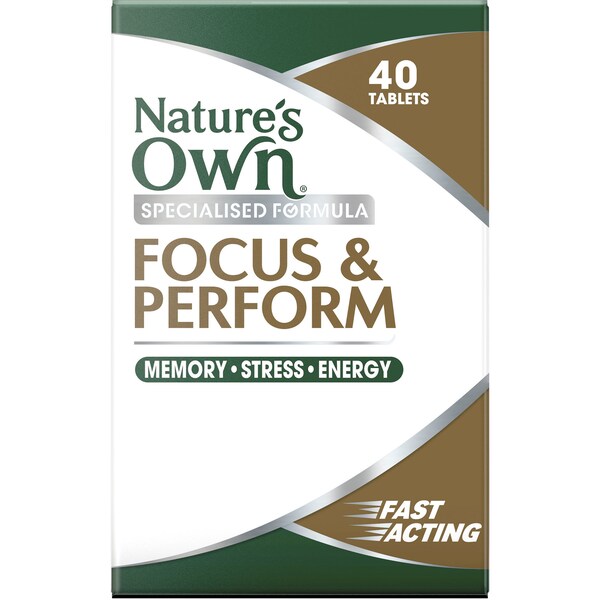 Nature's Own Focus & Support 40ea