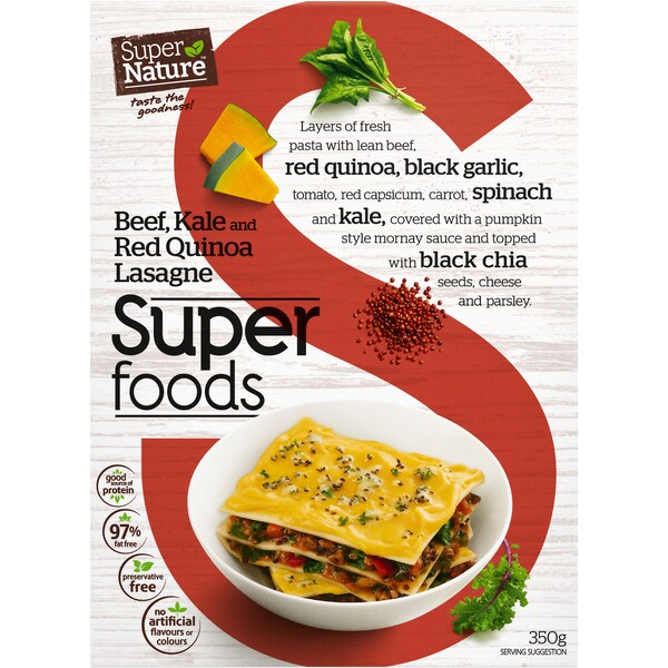 Super Nature Beef Kale Lasagne 350g