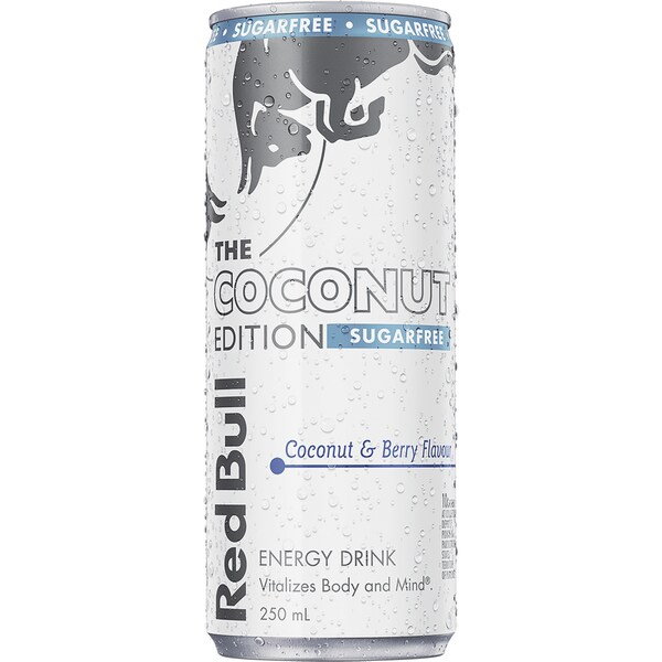 Red Bull Energy Drink Coconut Edition Sugar Free 250mL