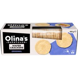 Olina's Bakehouse Wafer Crackers Original 100g