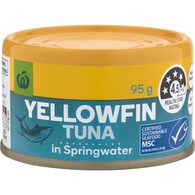 Woolworths Yellowfin Tuna In Springwater