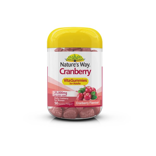 Nature's Way ADULT VITA GUMMIES CRANBERRY 50 pack