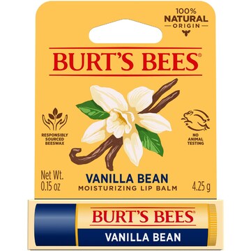 Burt's Bees Moisturising Lip Balm Vanilla Bean 4.25g | Woolworths