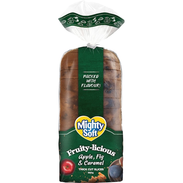 Mighty Soft Fruity-Licious Apple Fig & Caramel Loaf 560g