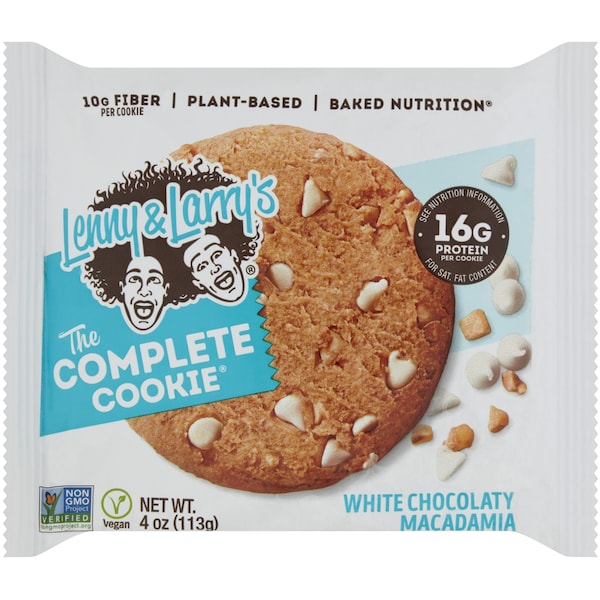 Lenny And Larrys The Complete Cookie White Chocolaty Macadamia 113g