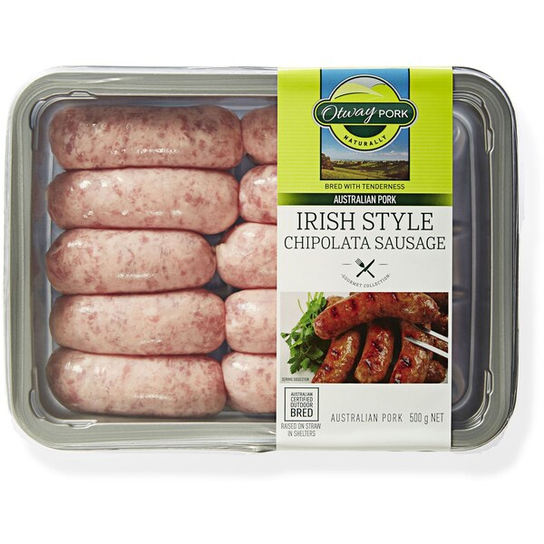 Otway Pork  Irish Chipolatas Each