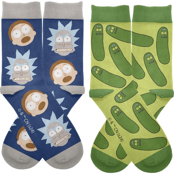 Christmas Socks Rick & Morty 2 pack
