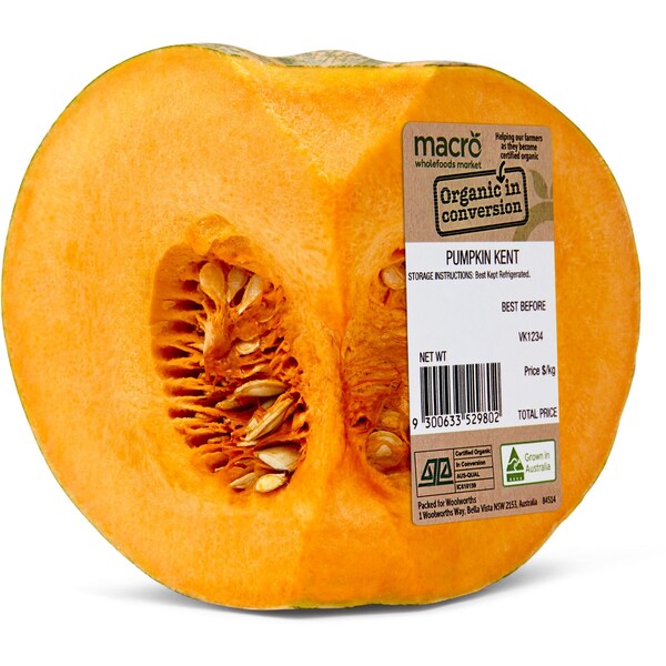 Macro In Conversion To Organic Pumpkin Kent Each