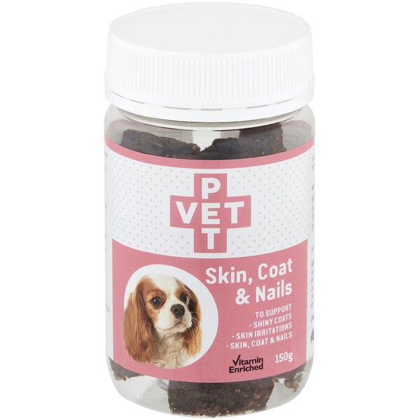 Pet Vet Skin Nails & Coat Chews 150g