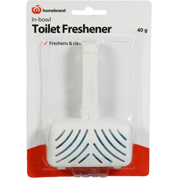 Homebrand Primary Blue Toilet Cleaner Block Under The Rim 40g