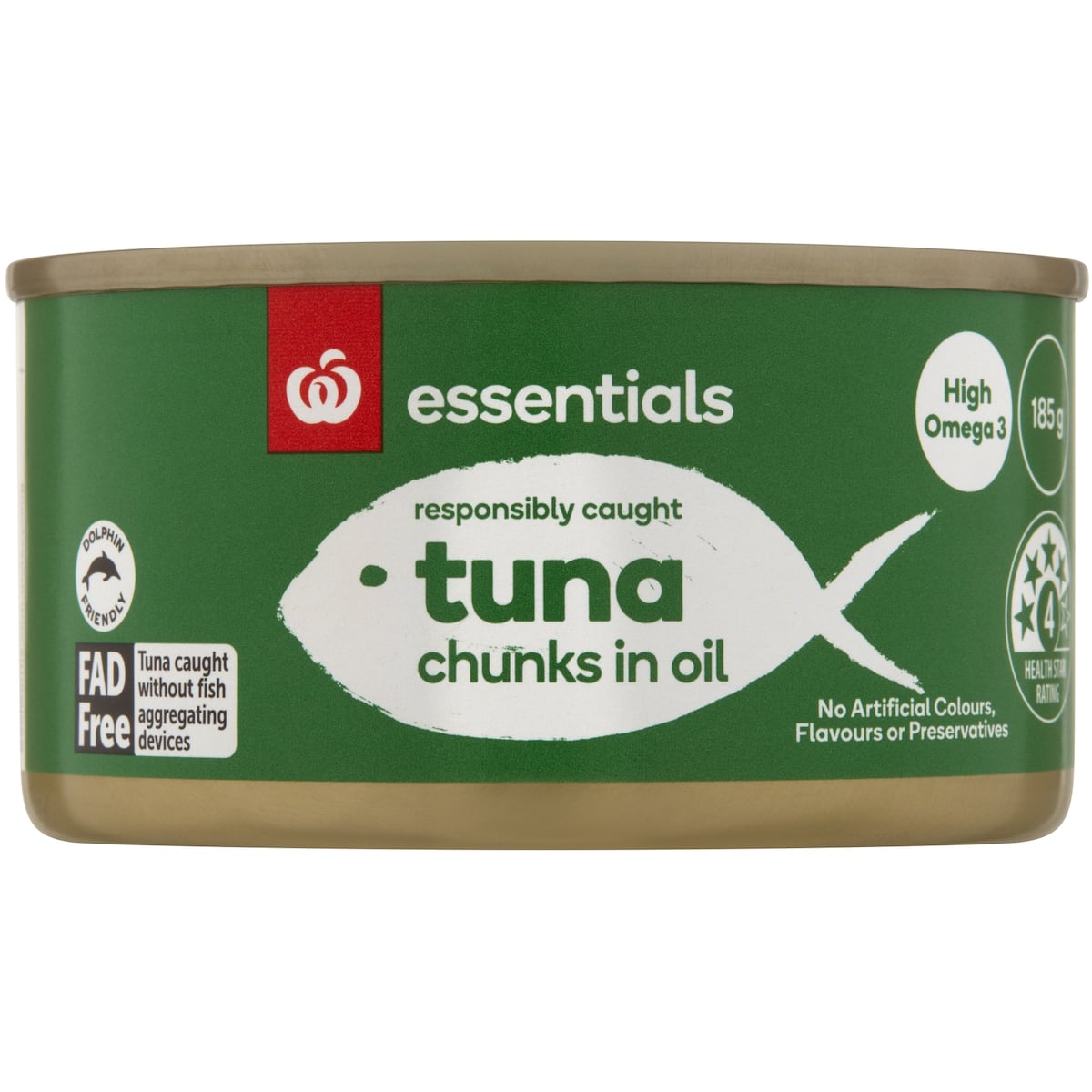 Essentials Tuna In Oil 185g bunch